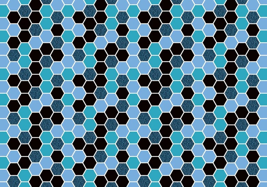 Fototapet - Hexagon mozaic (152,5x104 cm)
