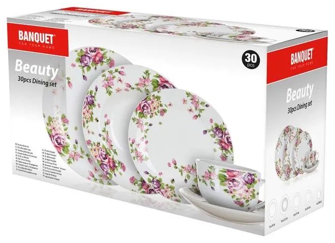 Set de masă 30 piese Banquet Beauty