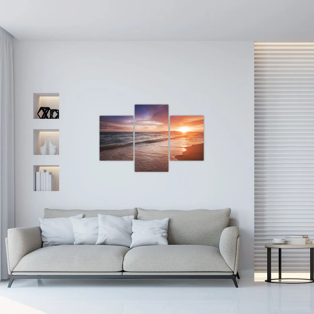 Tablou - Apus de soare în Thailanda (90x60 cm)