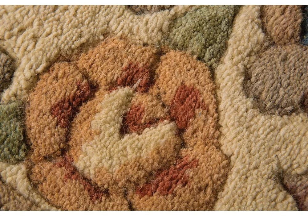 Covor din lână Flair Rugs Aubusson, 67 x 210 cm, albastru