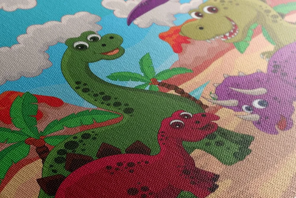 Tablou lumea dinozaurilor