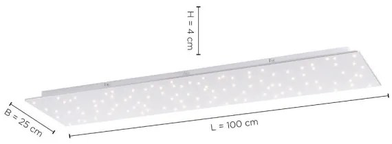 Plafonieră LED dimabilă SPARKLE LED/18W/230V Leuchten Direkt 14672-55 + telecomandă