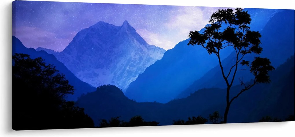 Tablou - Cerul de noapte din Nepal (120x50 cm)