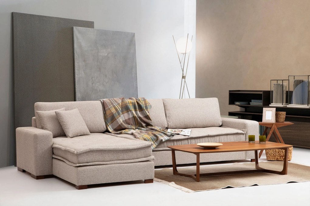 Canapea de colț Lena Corner (CHL-3R) - Sand Beige