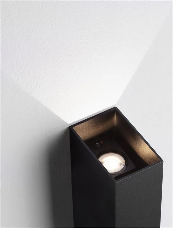 Aplica LED iluminat exterior ambiental IP54 ORION negru