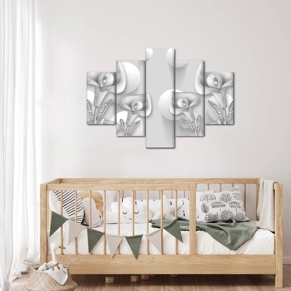 Tablou -Design flori (150x105 cm)