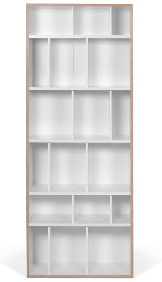 Bibliotecă TemaHome Group, lățime 72 cm, alb