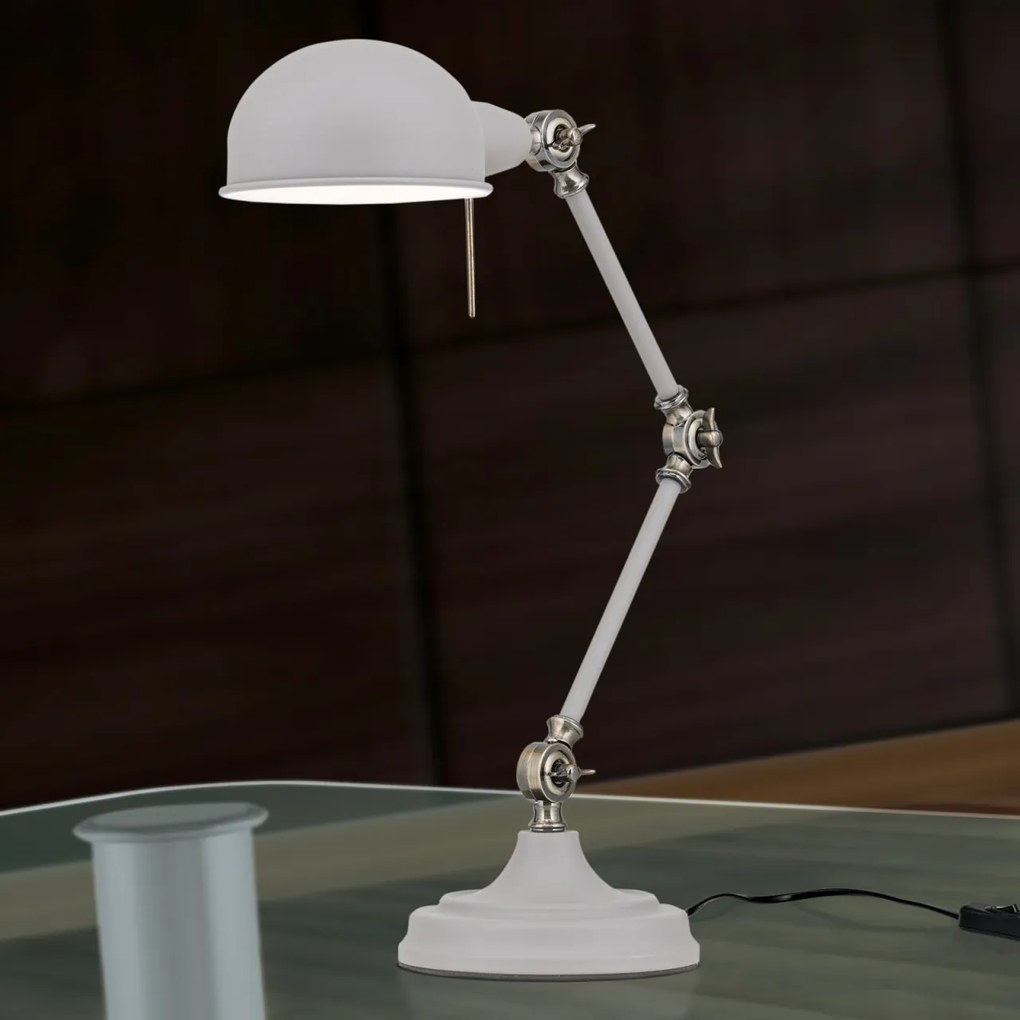 Veioza / Lampa de birou ajustabila stil retro Kermit gri