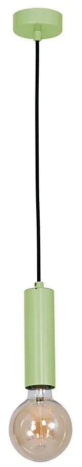 Lustră TUBES 1xE27/60W/230V verde