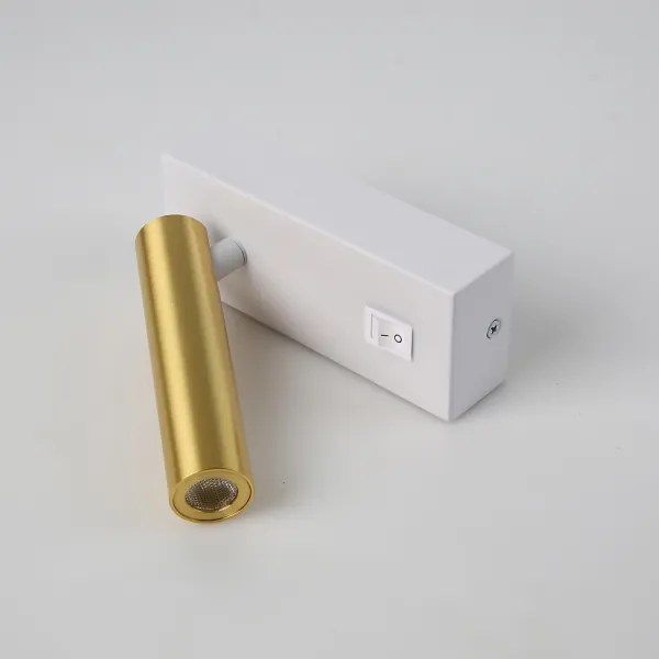 Spot LED de perete Brilagi MAYA LED/3W/230V 4000K alb/auriu