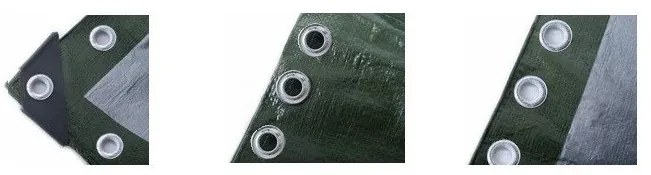 ShopJK PRELATĂ MARO - ARGINTIE 2X4 M 210G/M2