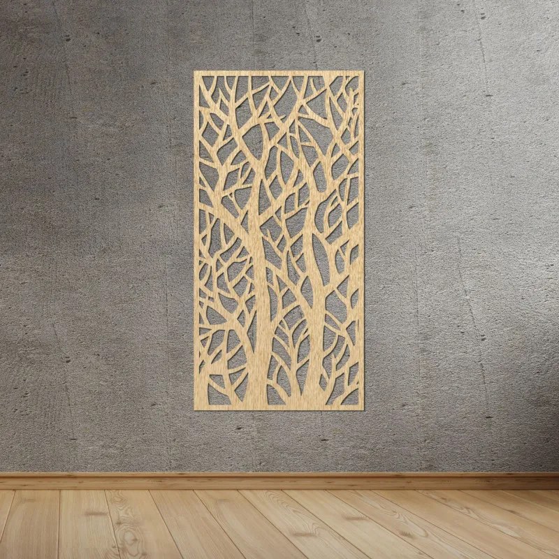 SENTOP | Panou decorativ pictură siluete de pădure - LYDIO