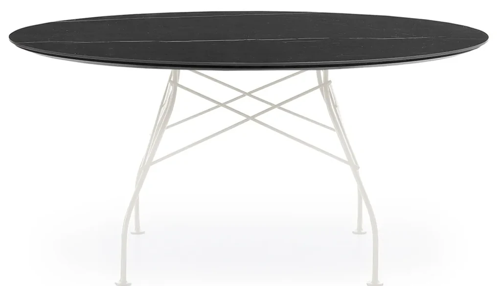 Masa de sufragerie GLOSSY XXL, varianta multipla - Kartell Culoare: Negru Marquina / Alb