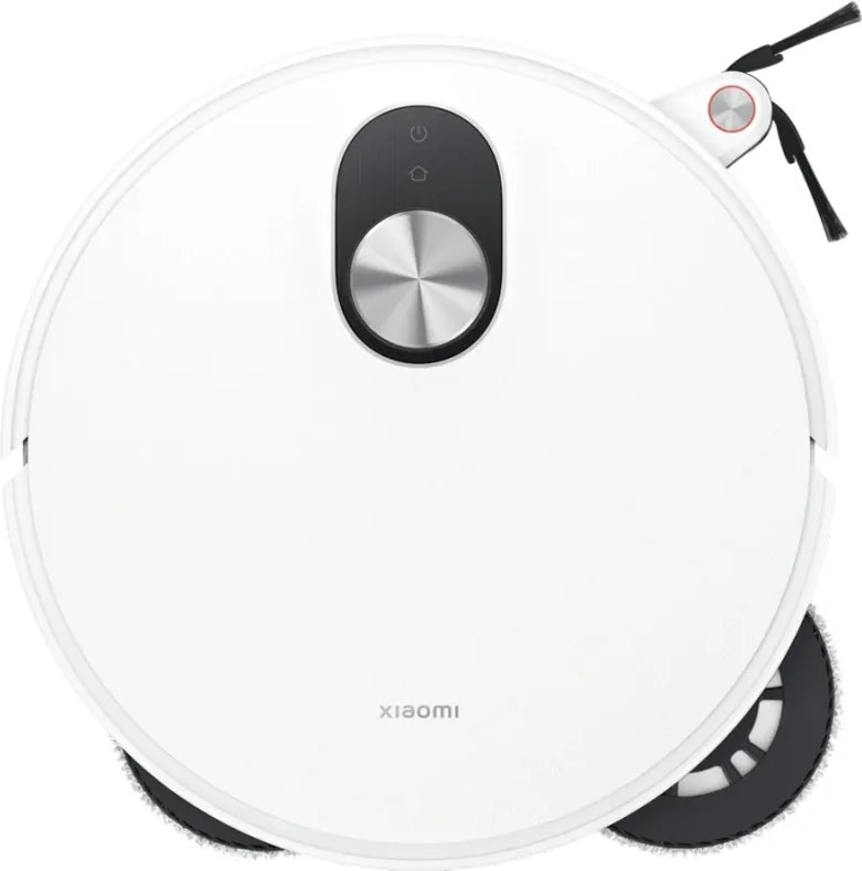 Aspirator robot Xiaomi Robot Vacuum 5 EU OV31GL, 55 W, 20000 Pa, 140 min, recunoaștere AI, stație automată de spălare și uscare, navigație laser dToF, apă caldă 80 °C, alb