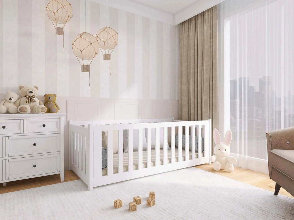 Pat pentru copii 90 x 190 cm Connie (cu somieră) (pin). Promo -10%. 1012856