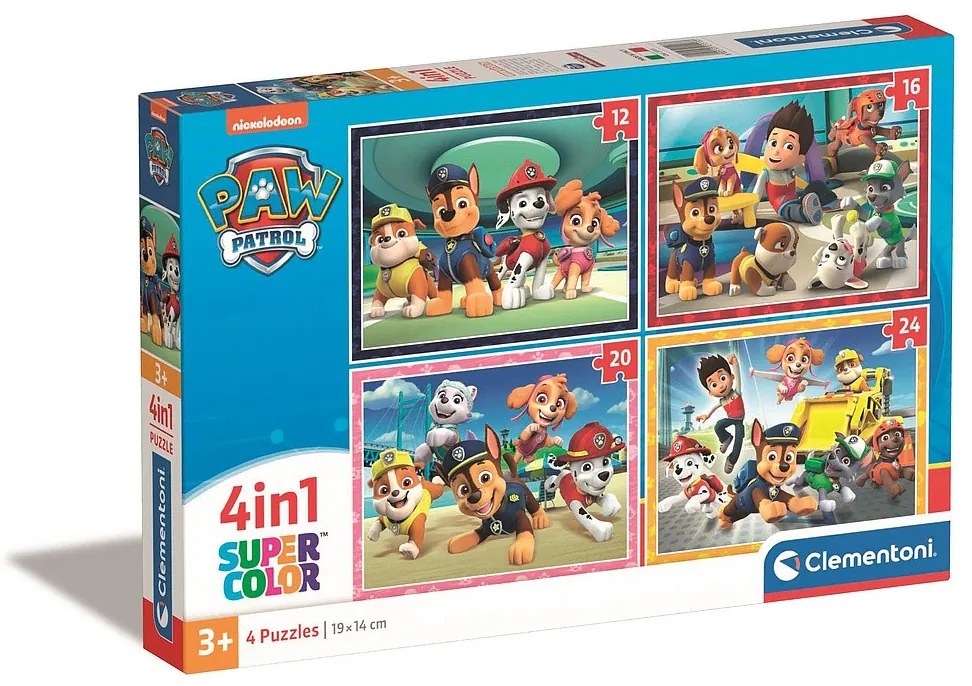 Patrula Cățelușilor Bridge 4-în-1 puzzle Clementoni