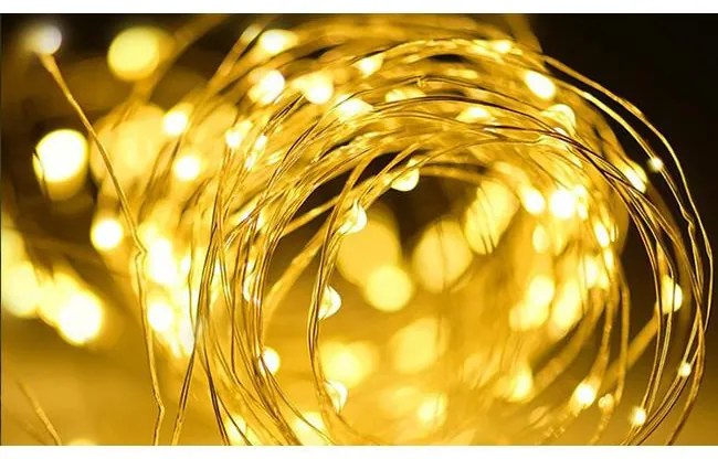 Ghirlanda LED solara, 1W, 25lm, lumina calda (3000K), IP44, Masterled