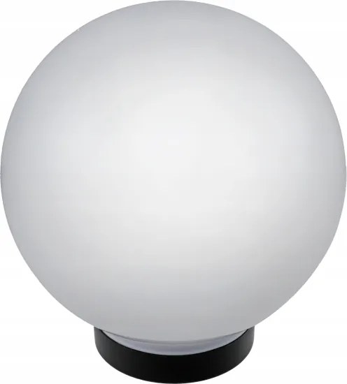 Lampă solară LED, 1,2 V, 6500 K, 200 mAh, diametru 25 cm, IP44, alb/negru