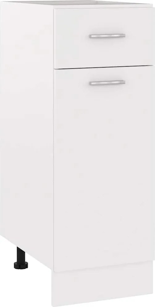 vidaXL Dulap inferior cu sertar “Lyon”, alb, 30x46x81,5 cm