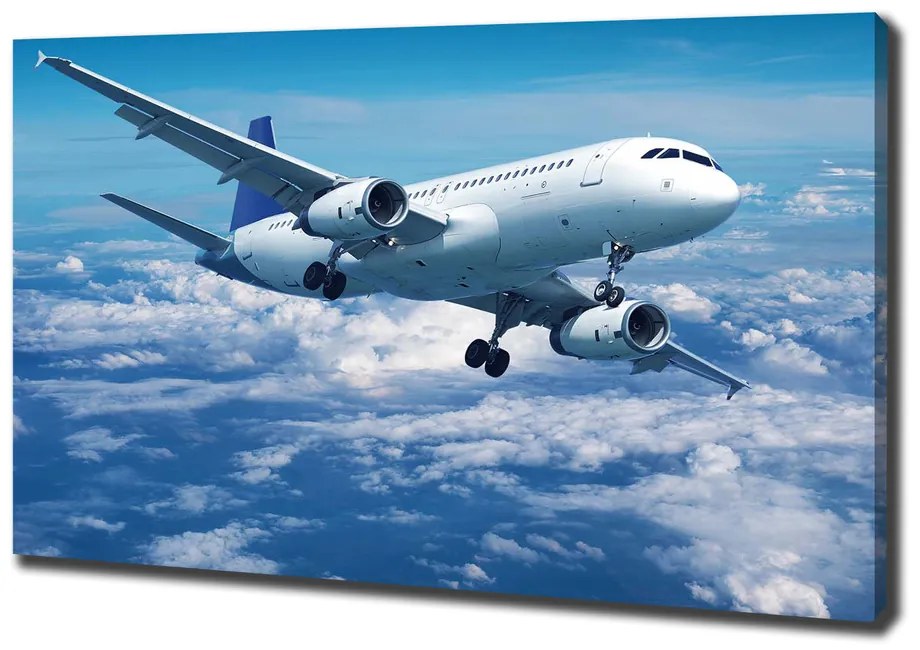 Tablouri tipărite pe pânză Avionul în nori