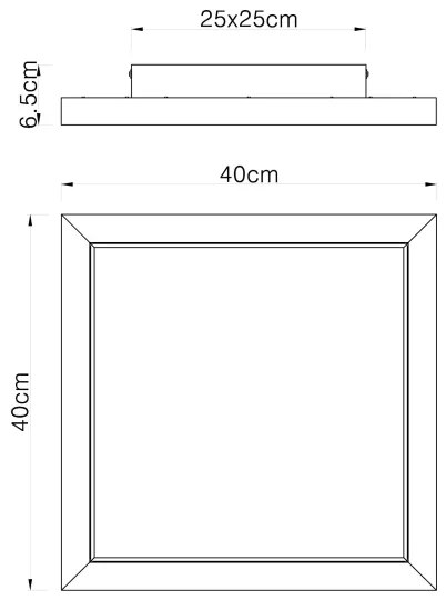 Plafonieră LED RGBW dimabilă BRANZA LED/24W/230V Globo 41374-24 + telecomandă
