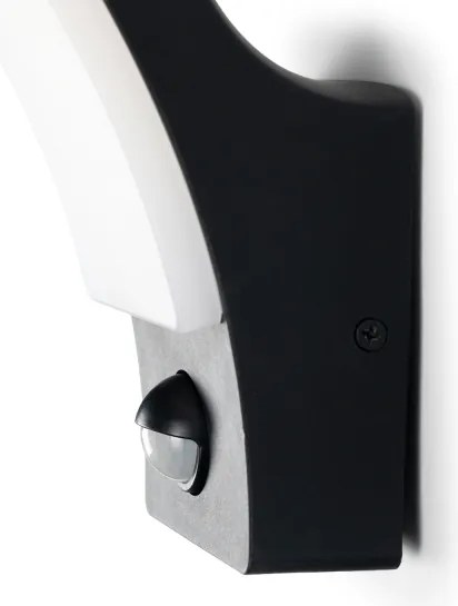 Aplică LED de exterior cu senzor Brilagi ARCELO LED/9W/230V IP44