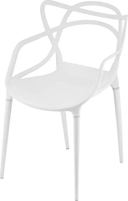 Set de gradina KATO SIRVON - 2 scaune si masuta rotunda, negru/alb