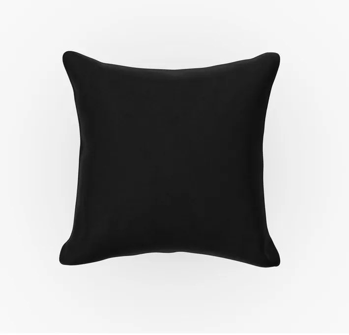 Pernă pentru canapea modulară neagră cu tapițerie din catifea Rome Velvet - Cosmopolitan Design