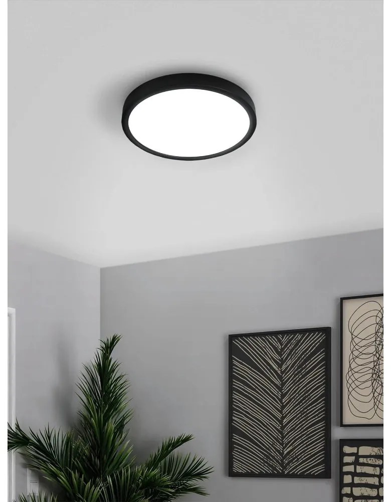 Plafonieră neagră LED FUEVA 5 – EGLO