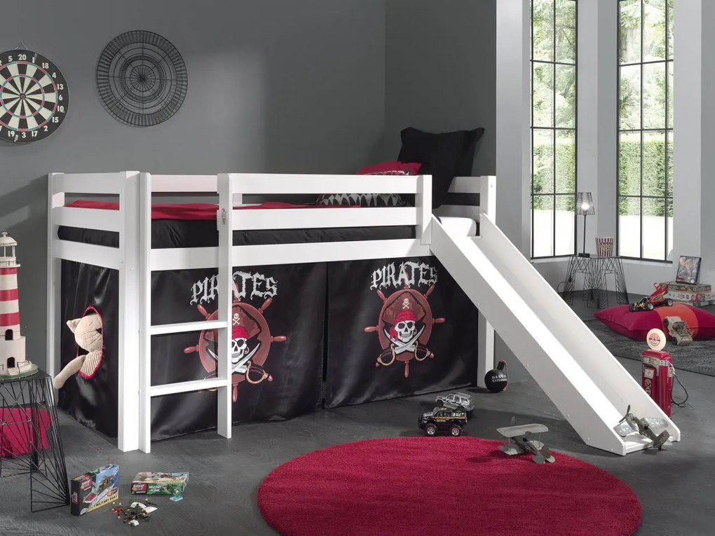 PINO PAT SEMI-INALT + slide și cortină Pirate.