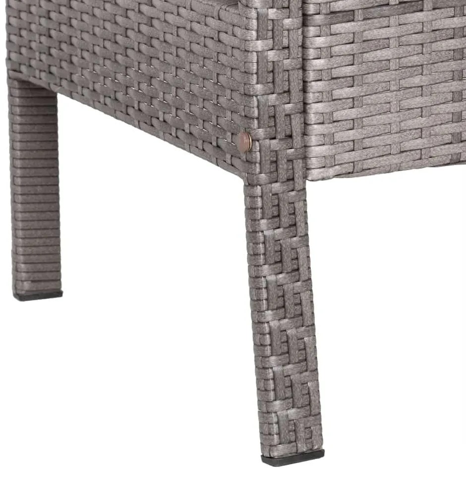 Deuba Set canapele de gradina - perne gri, antracit