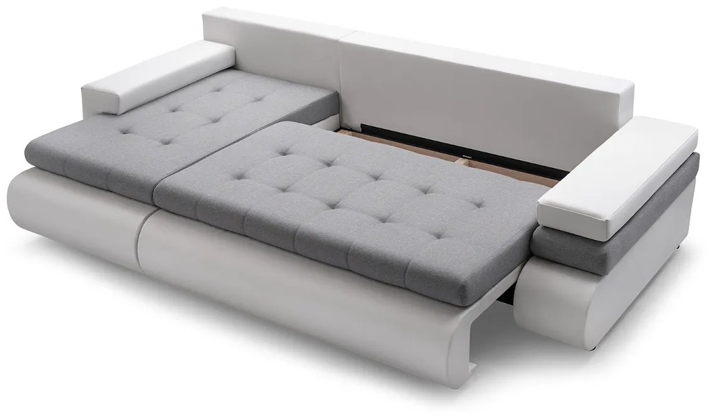 Supermobel Coltar extensibil MAX, 241x85x152, sioux 1114/lux 6, colt pe stanga
