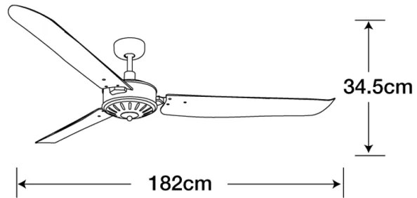 Ventilator de tavan Lucci Air 211022 AIRFUSION CAROLINA maro