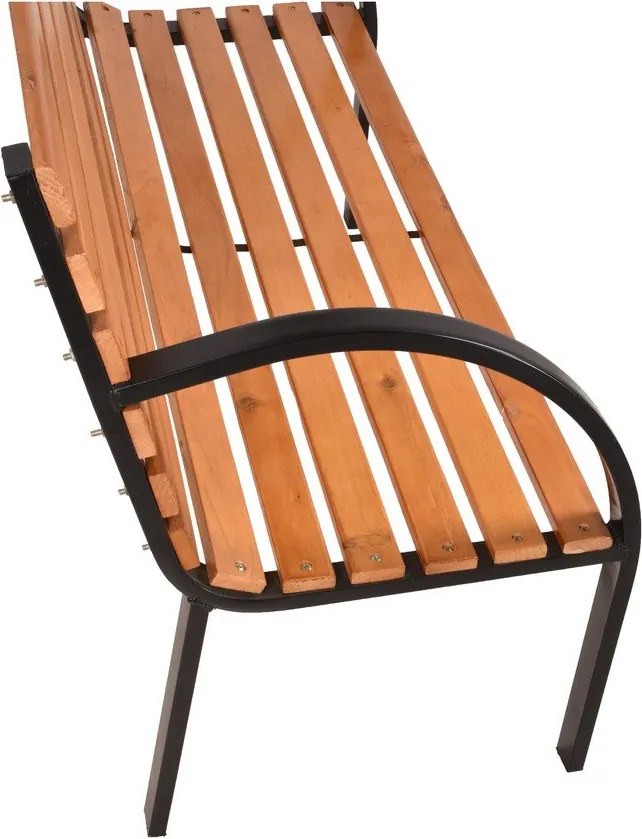 Bancă de grădină din lemn și oțel Garden Pleasure Bellevue