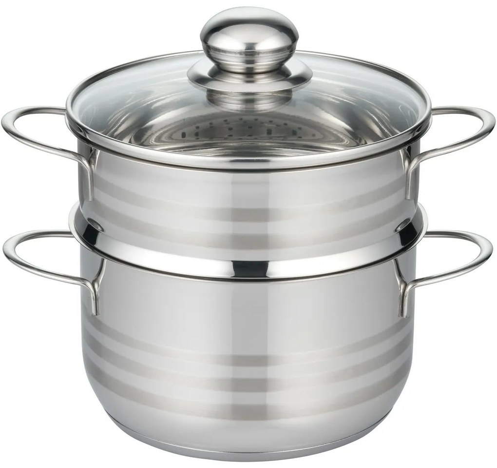 Elo 22724 Basic Vapor din oțel inoxidabil Brillant24 cm, 2,9/5,6 l, 24 cm