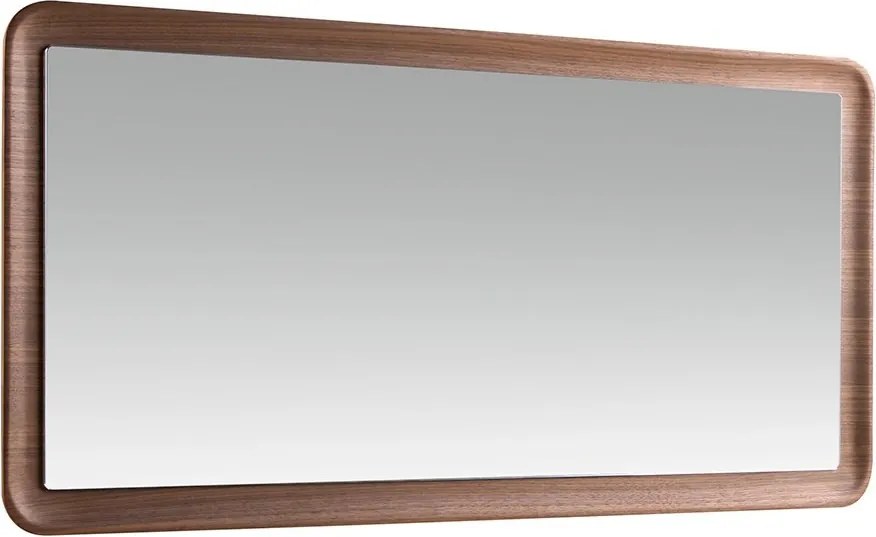 Oglinda decorativa design LUX Rectangular Walnut