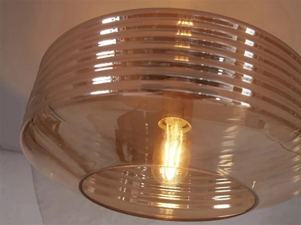 Plafoniera design decorativ Verona, amber