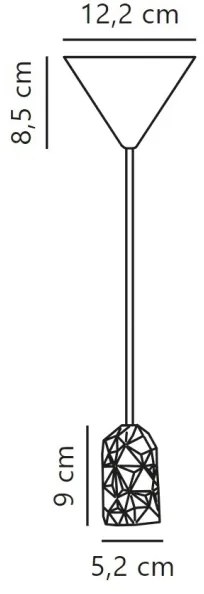 Cablu de alimentare Nordlux HANG 1xE27/40W/230V cupru/negru