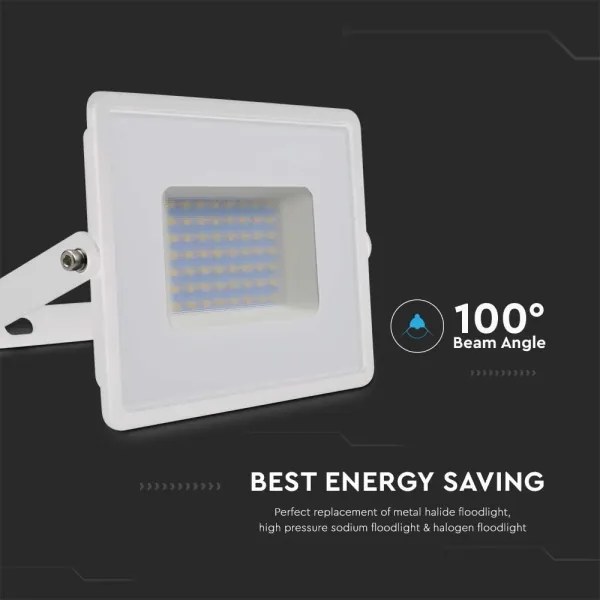 Proiector LED/50W/230V 6500K IP65 alb