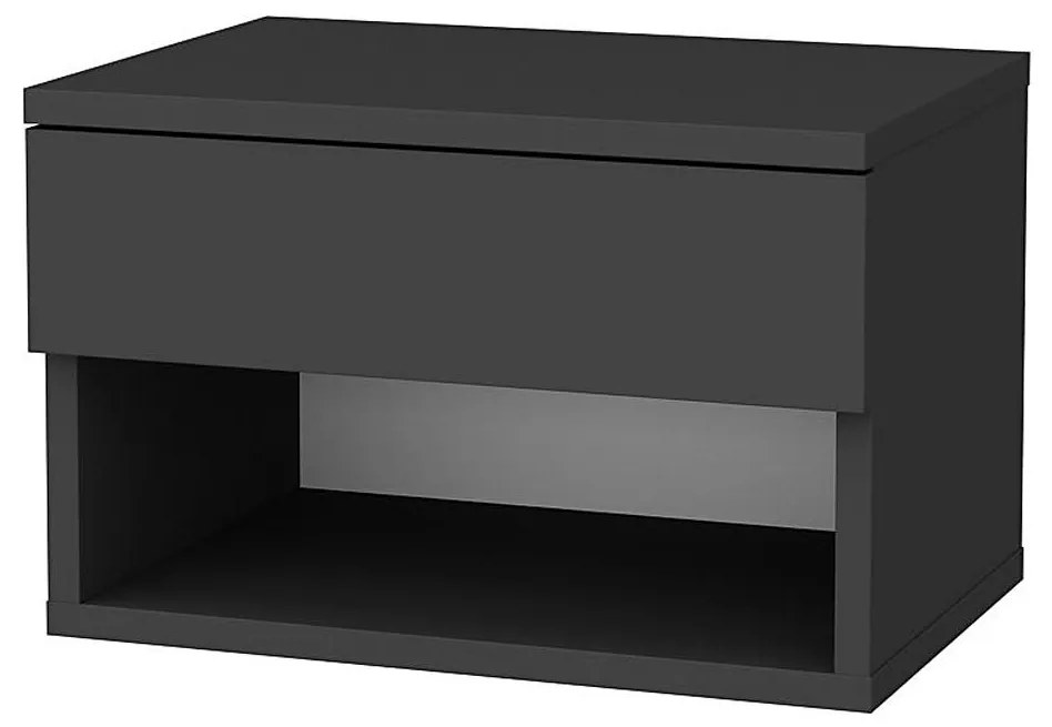 Noptieră VETRA antracit