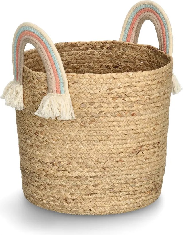 Cos de depozitare tesut cu iarba de mare, Ø 35 cm