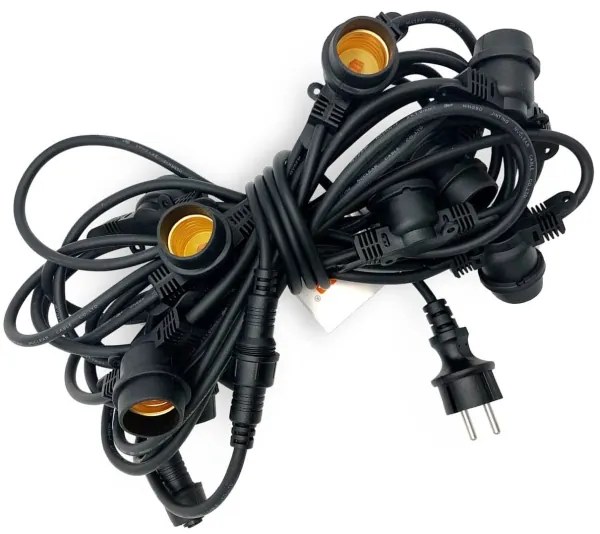 Lanț decorativ de exterior MIMOSA 10xE27/1,3W/230V IP44 10 m