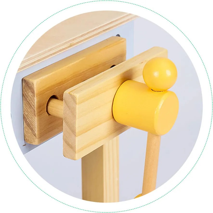 Masă DIY din lemn cu unelte și tablă 47 piese