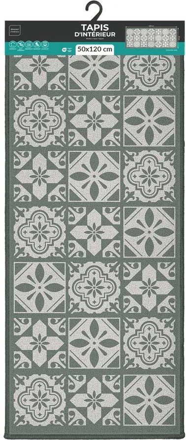 Covoraș de baie verde din material textil 50x120 cm Constantine – douceur d'intérieur
