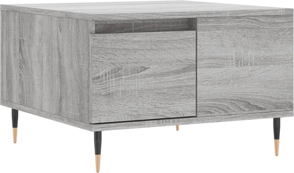 vidaXL Măsuță de cafea, gri sonoma, 55x55x36,5 cm, lemn prelucrat