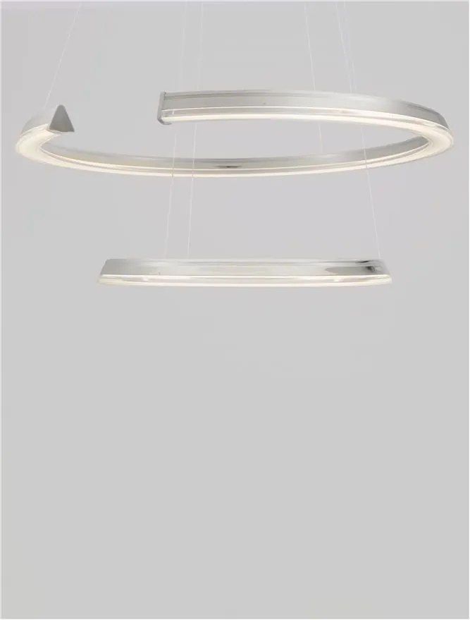 Lustra LED suspendata design circular ELMO