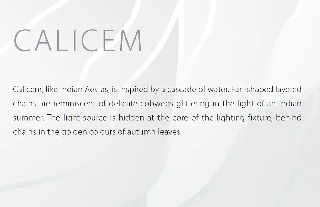 Aplica moderna Vision, design elegant CALICEM 01 - WL