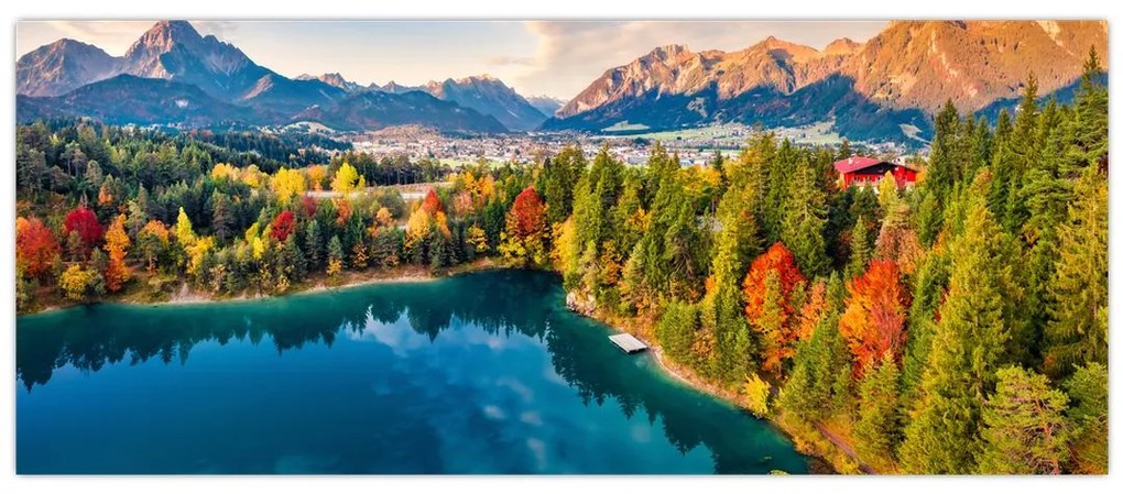 Tablou - Lacul Urisee, Austria (120x50 cm)