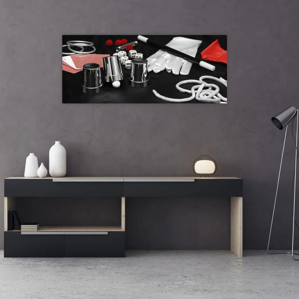 Tablou cu uneltele de magie (120x50 cm)