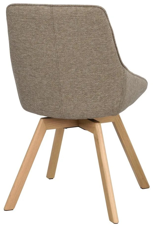 Scaune de dining bej 2 buc. Alison – Rowico